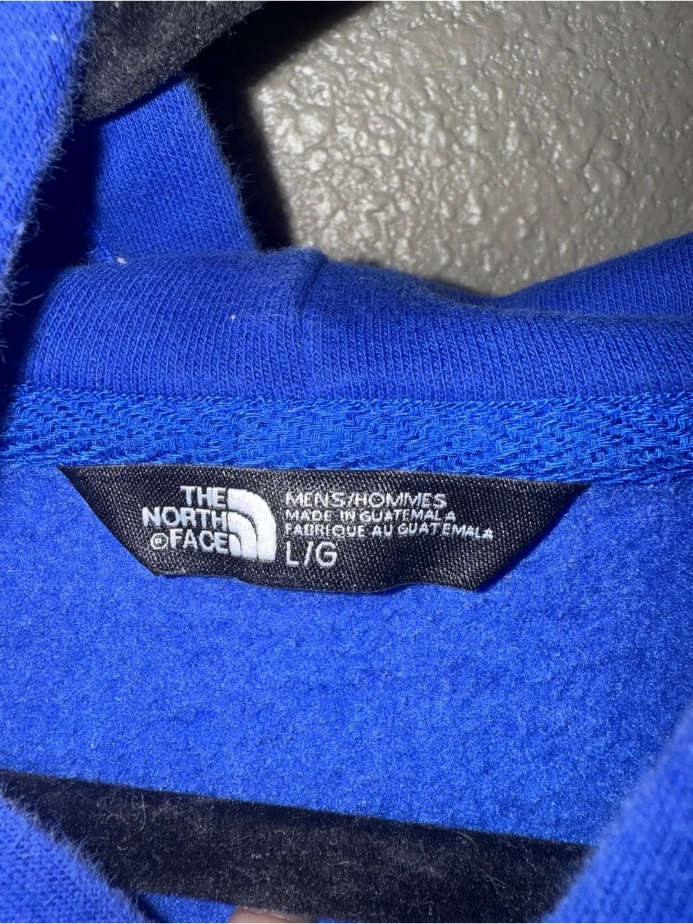 The North Face Royal Blue Pullover Hoodie with White Logo